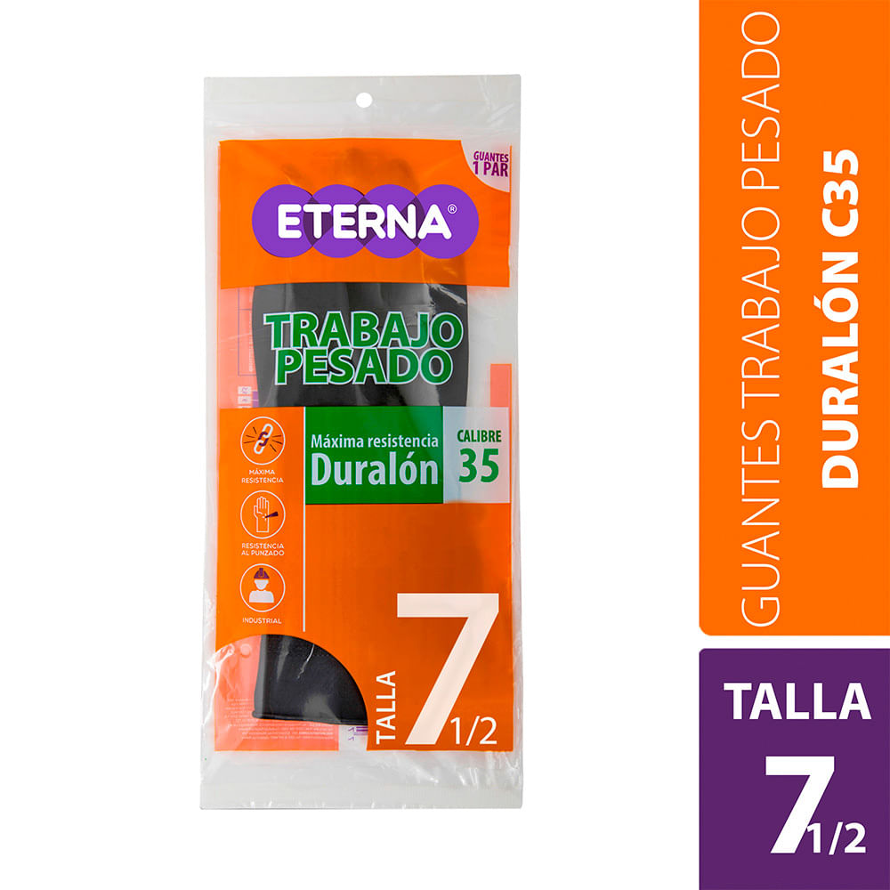 Guante Trabajo Pesado Duralón C35 Talla 7 1/2