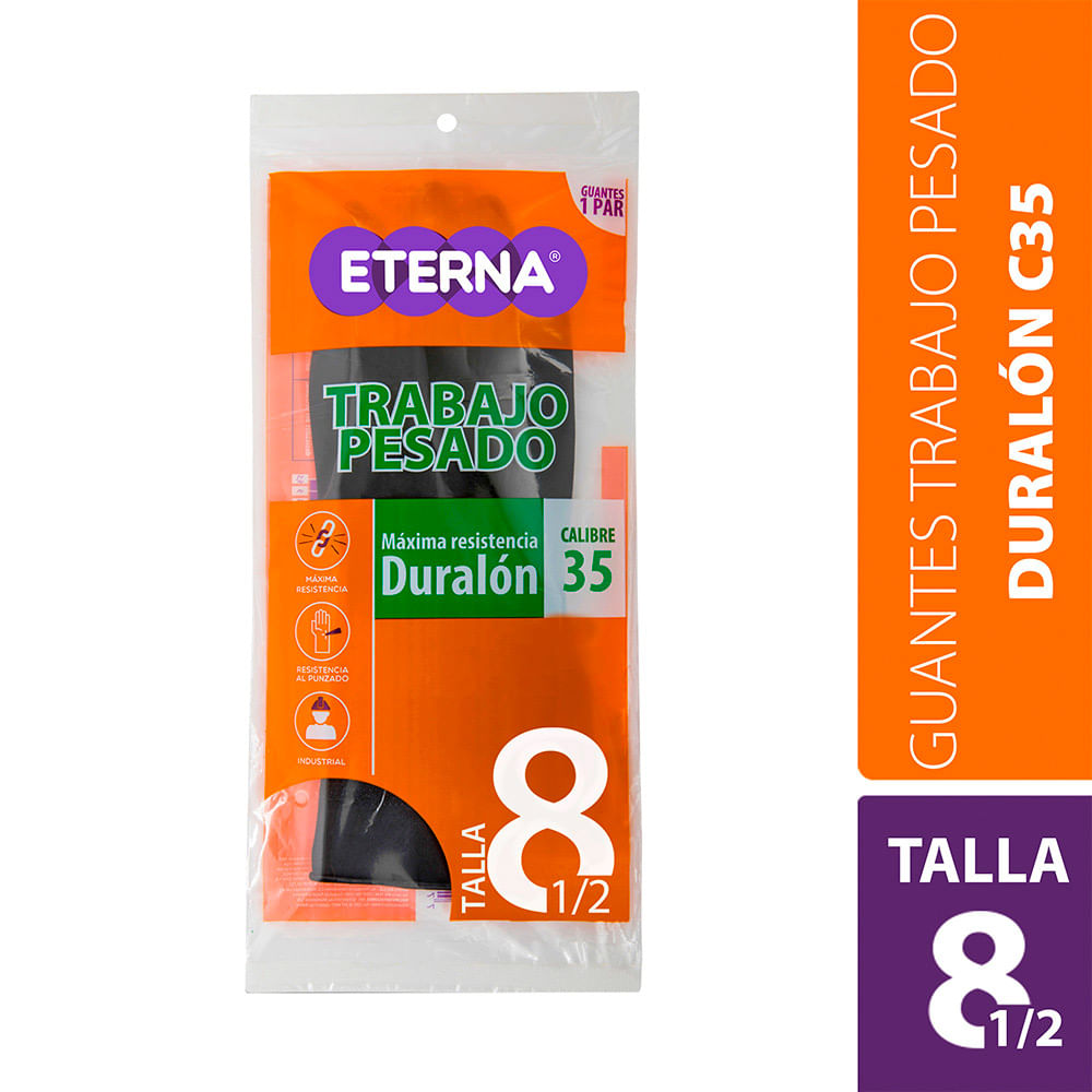 Guante Trabajo Pesado Duralón C35 Talla 8 1/2