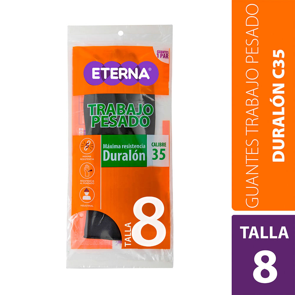 Guante Trabajo Pesado Duralón C35 Talla 8