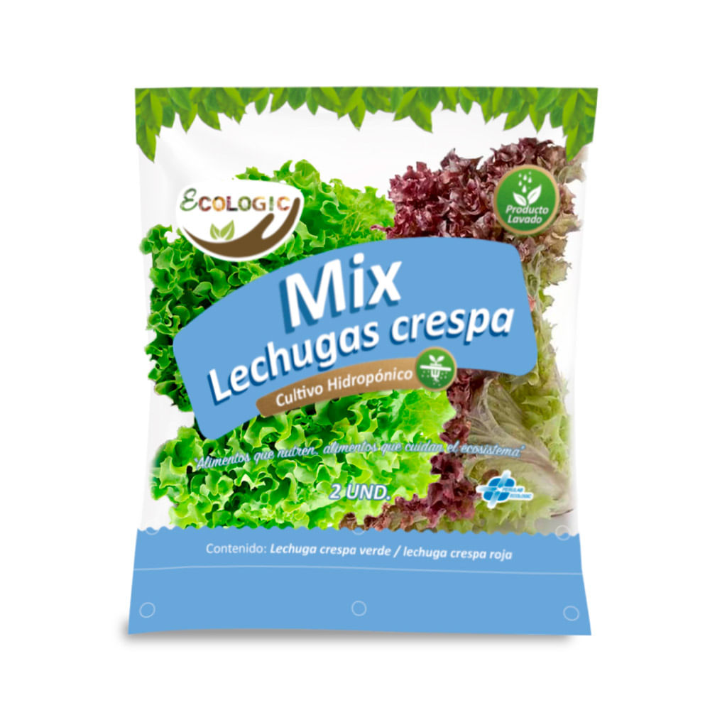 Mix de Lechuga Crespa Ecologic x 2 Unid