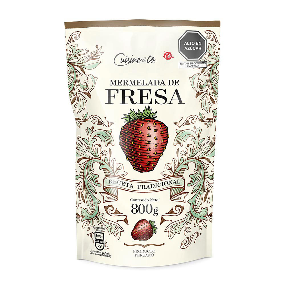 Mermelada de Fresa Doypack 800 g