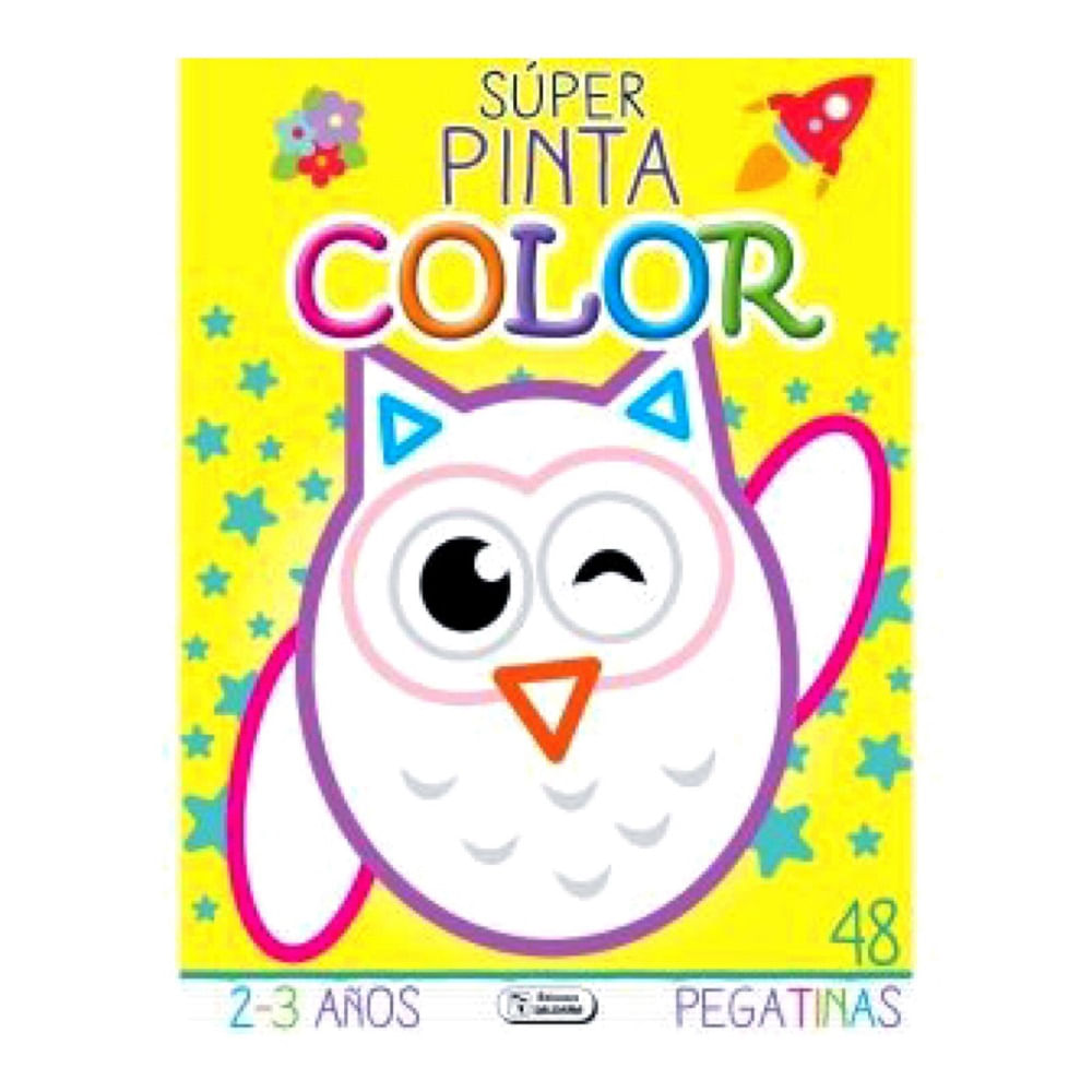Libro Súper Pinta Color Amarillo
