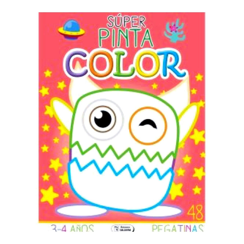 Libro Súper Pinta Color Rojo