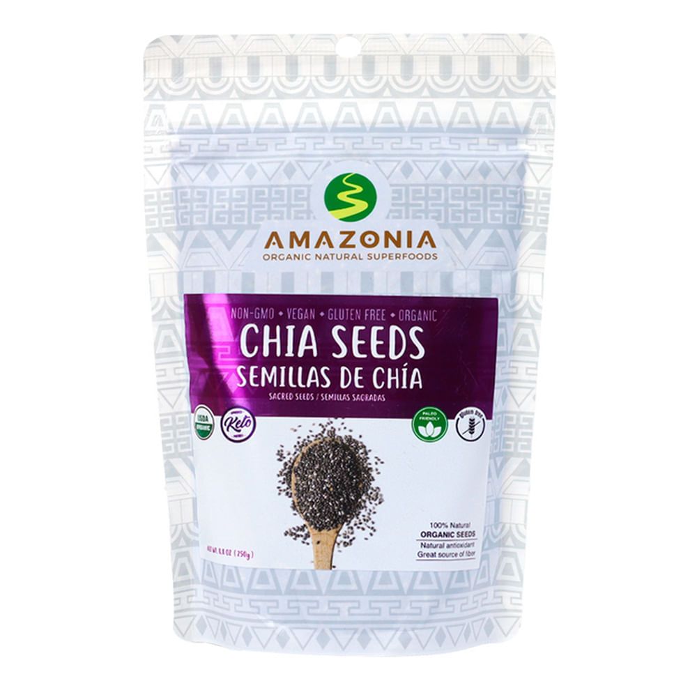 Semillas Orgánicas de Chía Amazonía Doypack 250 g