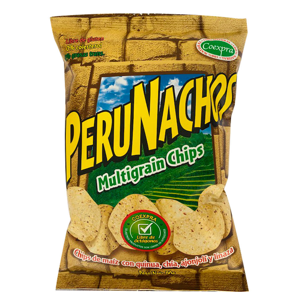 Tortillas Multigrano Mexi Nachos Bolsa 90 g