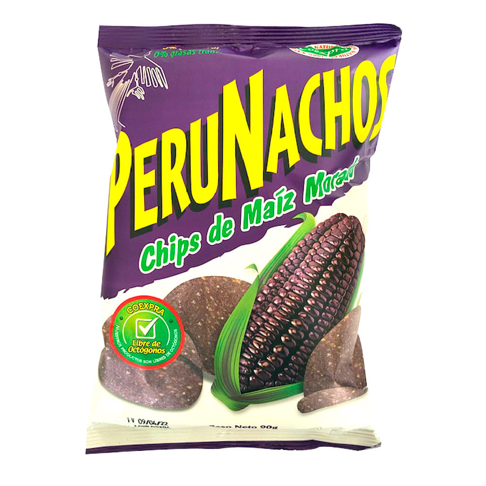 Tortillas de Maíz Morado Mexi Nachos Bolsa 90 g