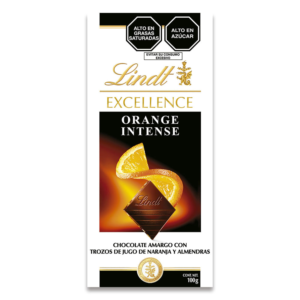 Chocolate Oscuro con Naranja Lindt Excellence 100g