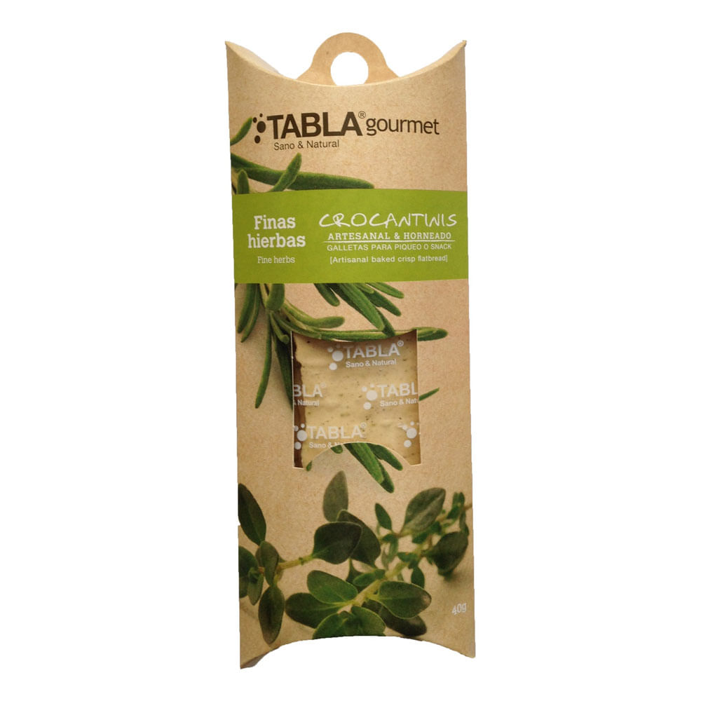 Galletas para Piqueo Crocantinis Finas Hierbas 40g
