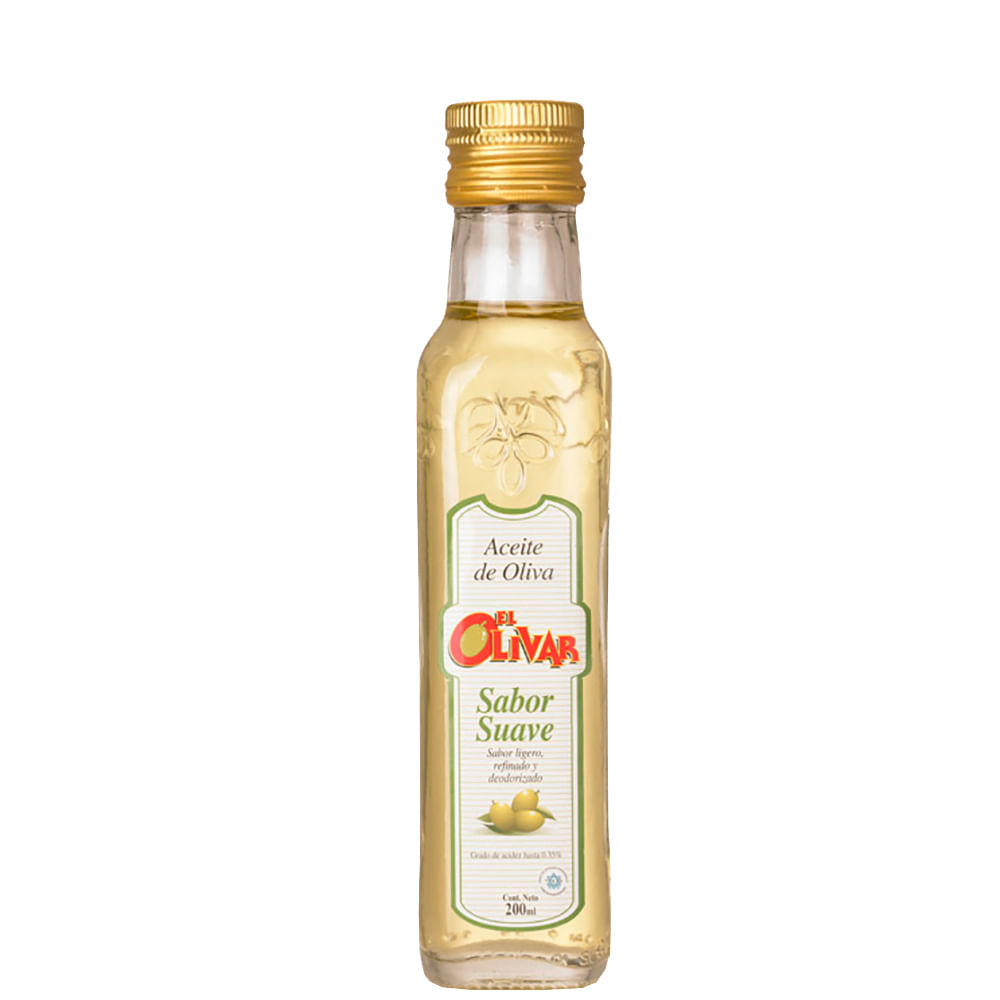 Aceite de Oliva Sabor Suave Botella 200 ml