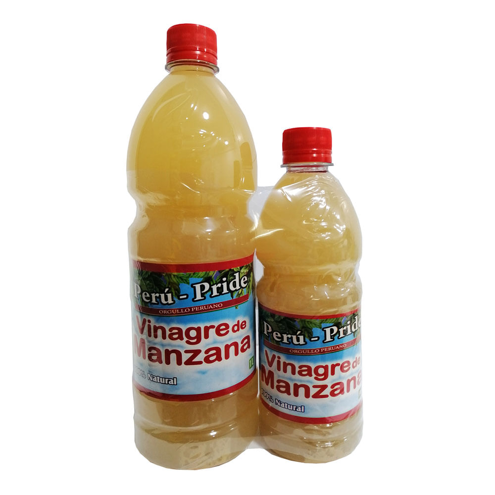 Vinagre de Manzana Botella 1 Lt + 500 ml - Metro