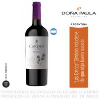 Vino Tinto Malbec Los Cardos Botella 750ml