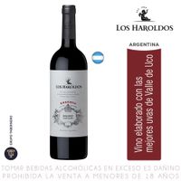 Vino Tinto Malbec Los Haroldos Reserva Botella 750ml