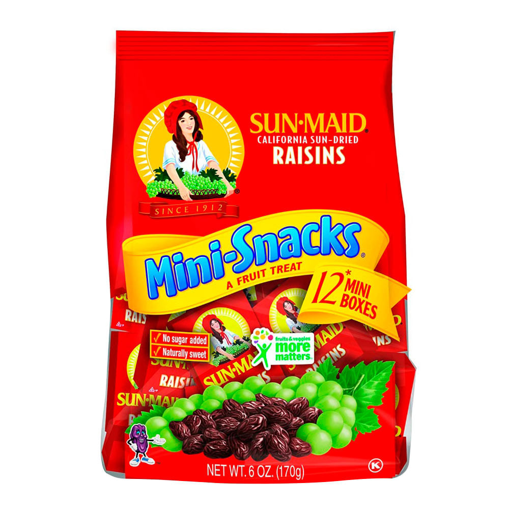 Mini Snack Raisins 170 g Wong