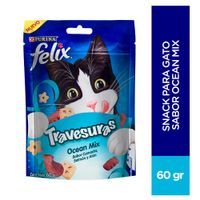 Felix Travesuras Bocaditos para Gato Ocean Mix Doypack 60 gr