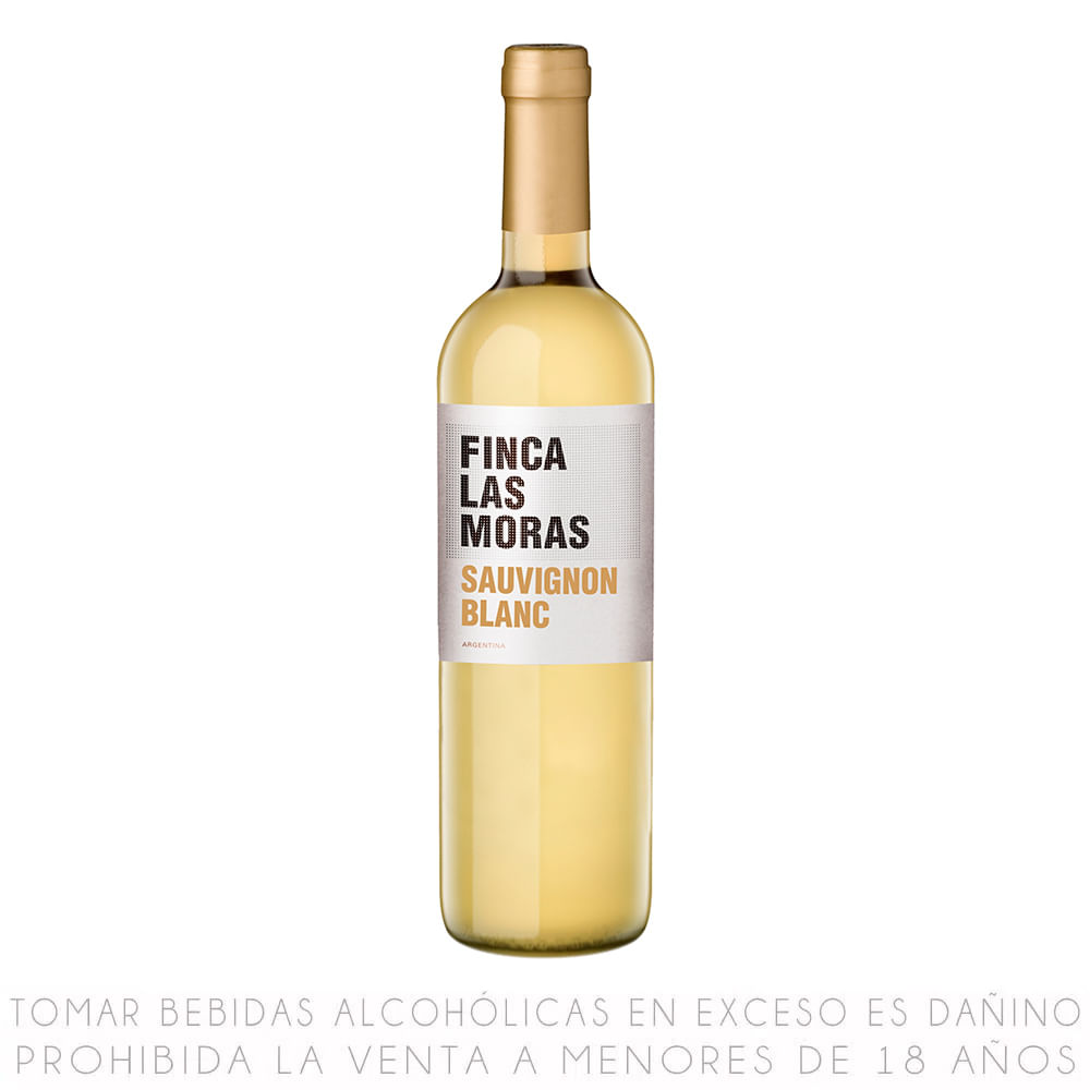 Vino Blanco Sauvignon Blanc Finca Las Moras Botella 750ml