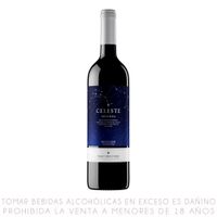 Vino Tinto Tempranillo Crianza Celeste Botella 750ml