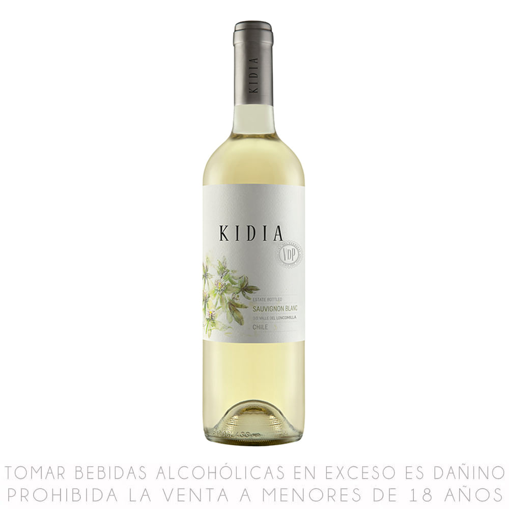 Vino Blanco Sauvignon Blanc Kidia Botella 750ml