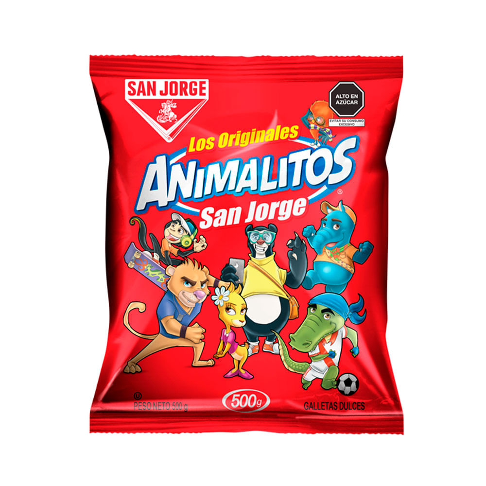 Galletas Animalitos Vainilla Bolsa 500 g