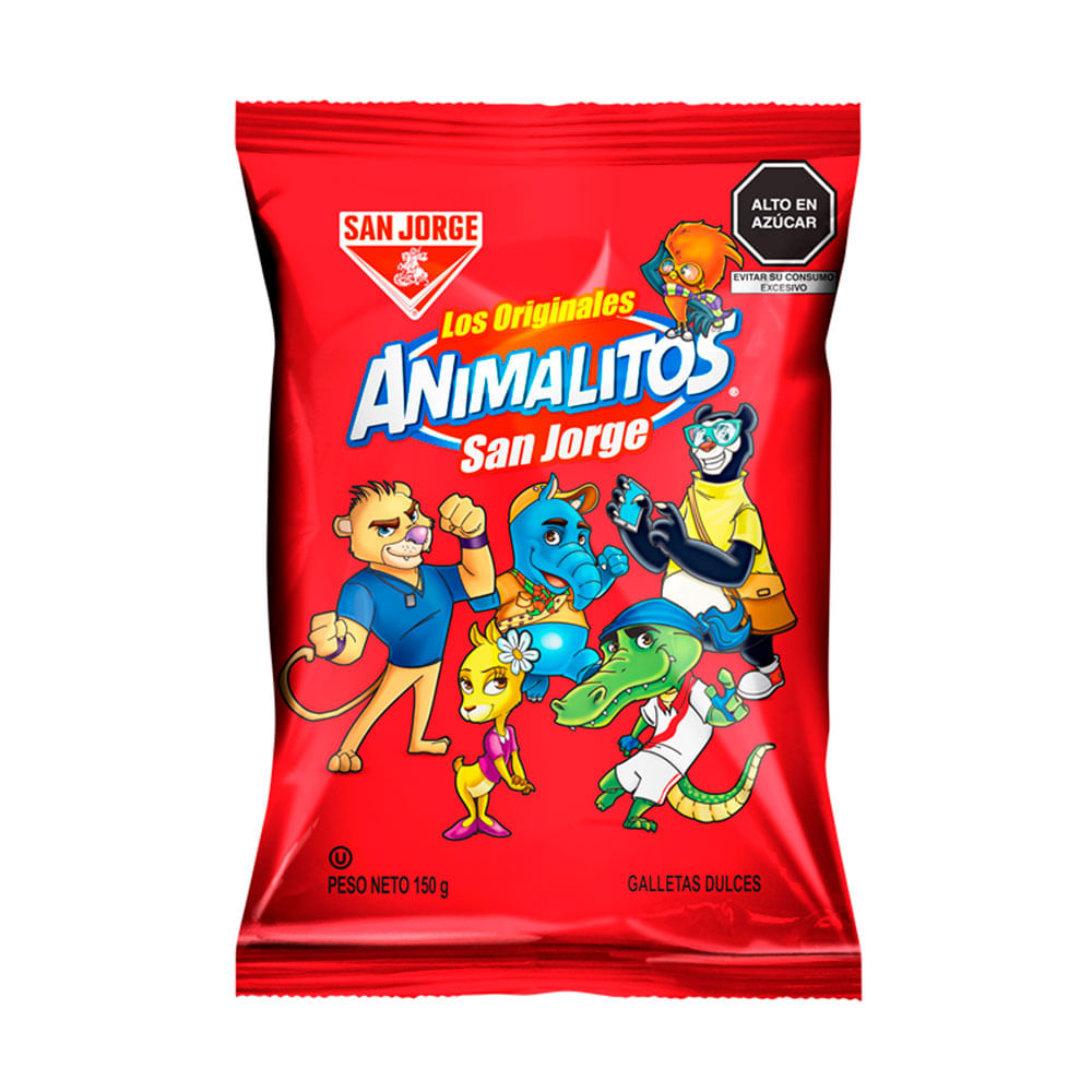 Galletas Animalitos Vainilla Bolsa 150 g