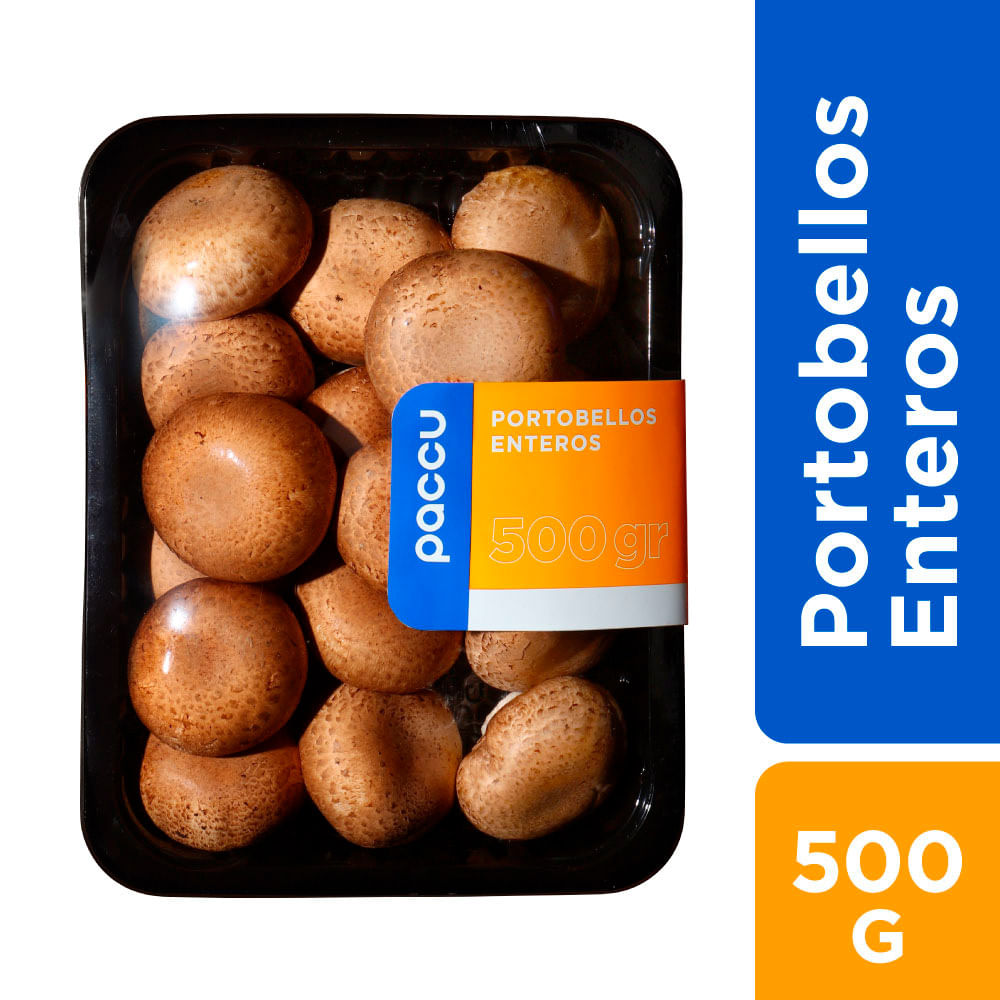 Champiñones Portobello Paccu Bandeja 500g