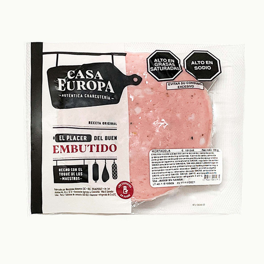 Mortadela Paquete 200 g