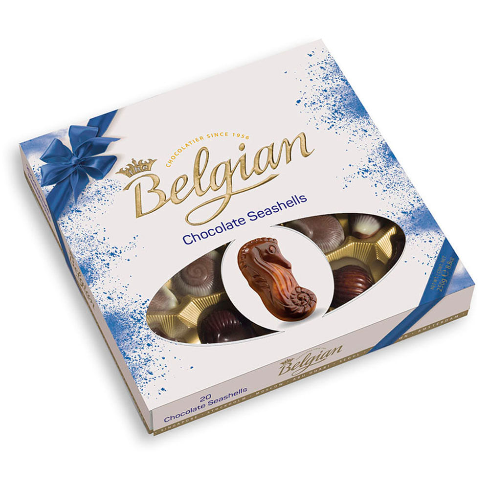 Bombones Belgian Seashells 250g
