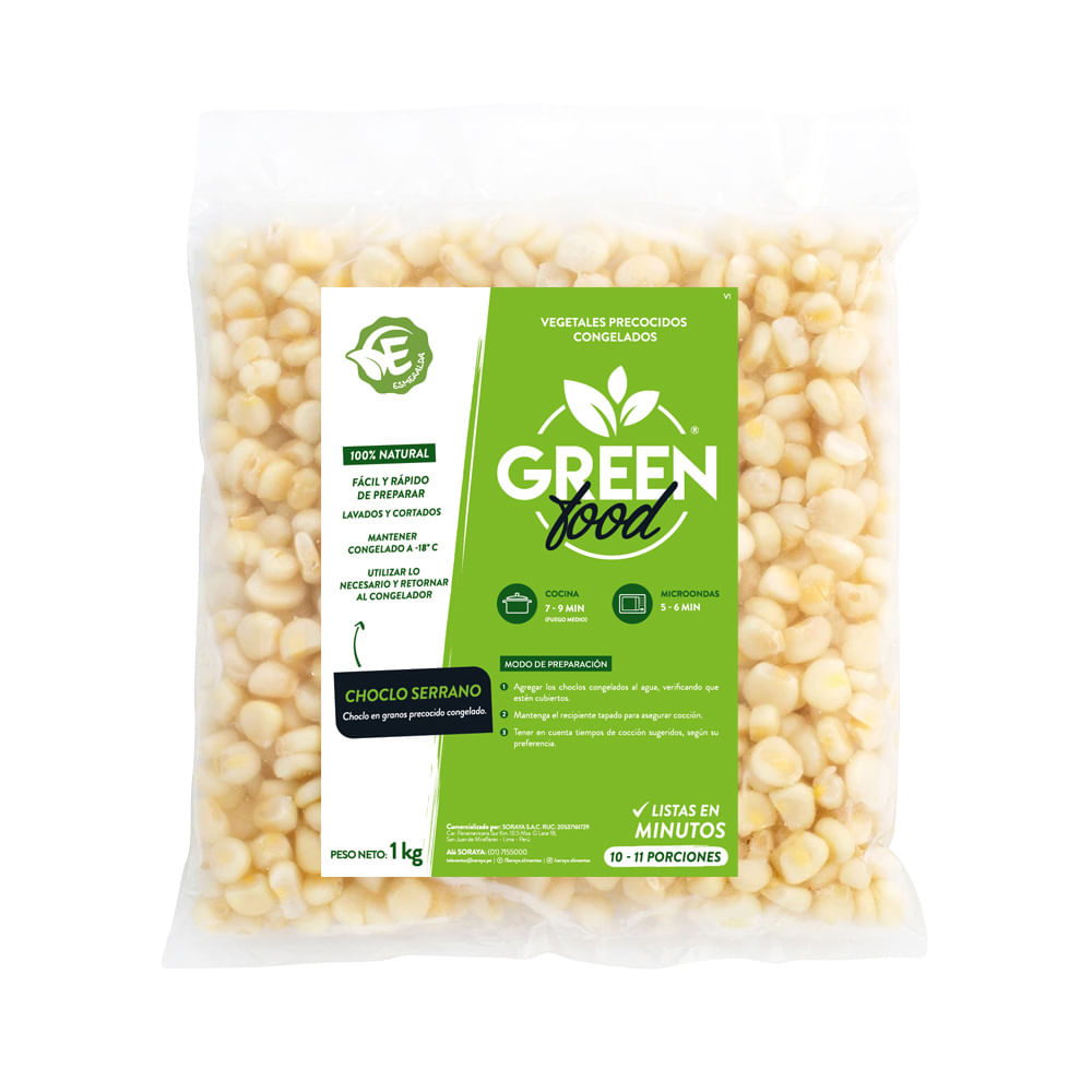 Choclo Congelado Bolsa 1 Kg