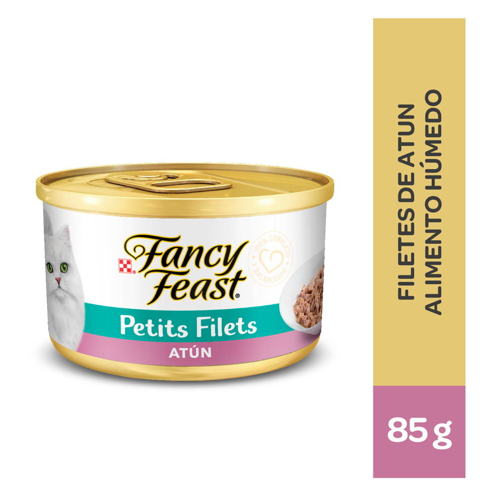 Alimento Húmedo para Gatos Fancy Feast Filetes de Atún 85g