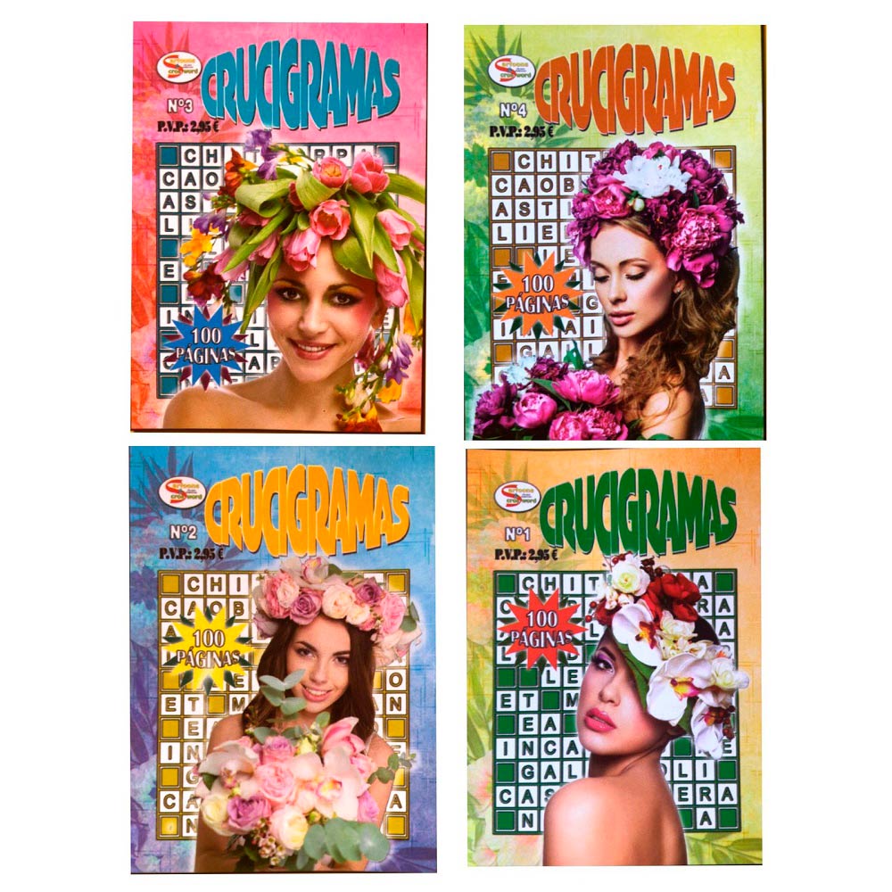 Pack x2 Crucigrama Actividades 100 Pag