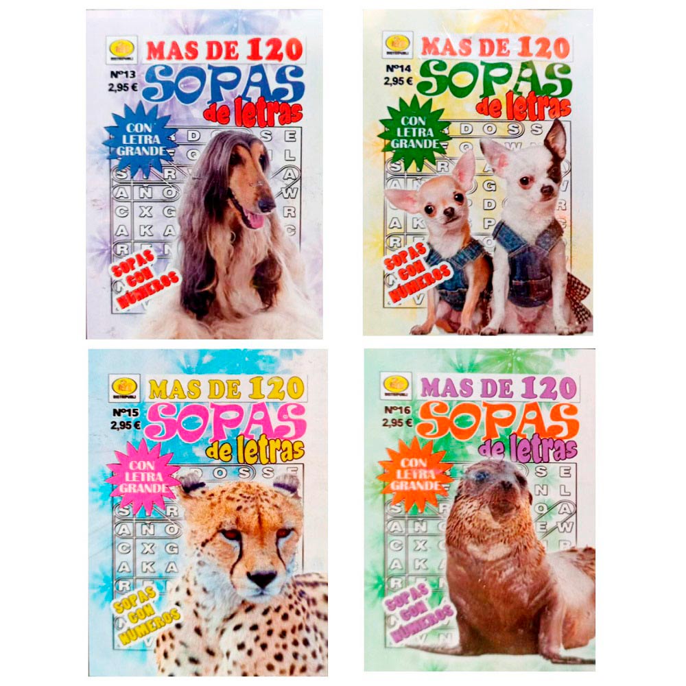 Pack x 2 Libro Actividades Sopas 100 páginas