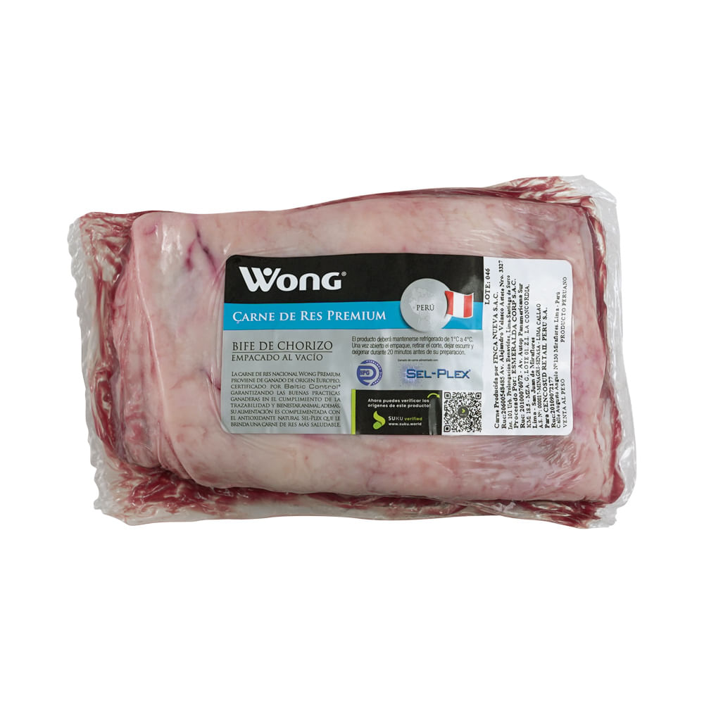 Bife de Chorizo Wong Premium x kg