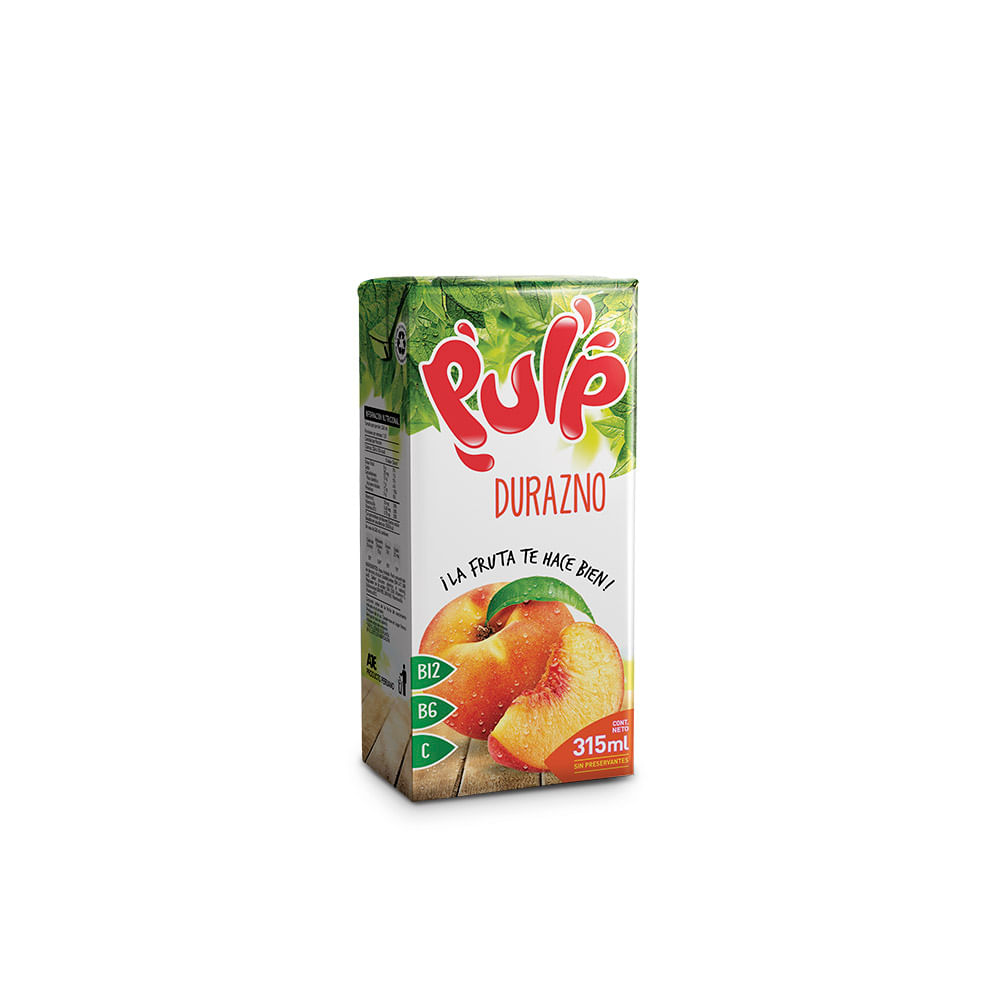 Bebida de Durazno Pulp Caja 315 ml