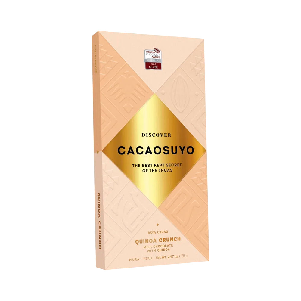 Chocolate Cacaosuyo Quinoa Crunch Tableta 70 g