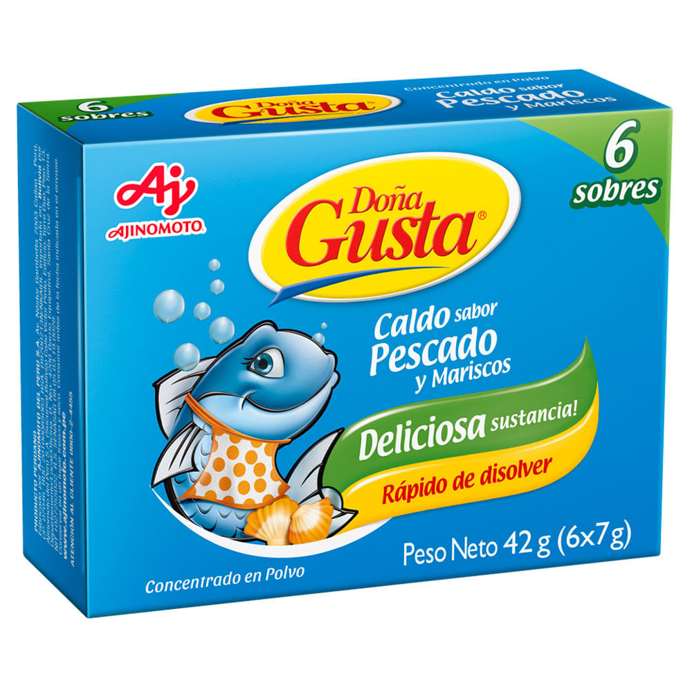 Caldo de Pescado Doña Gusta Caja 6un