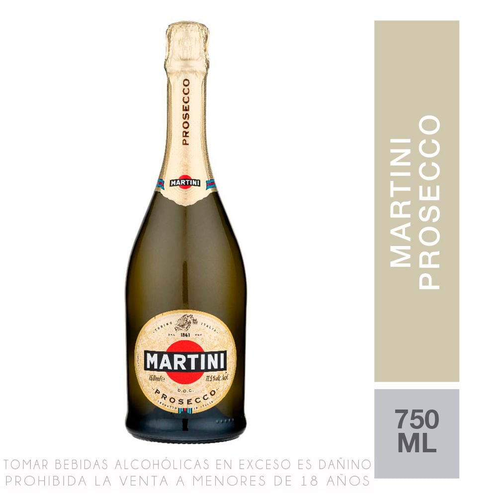 Espumante Extra Brut Martini Prosecco Botella 750ml