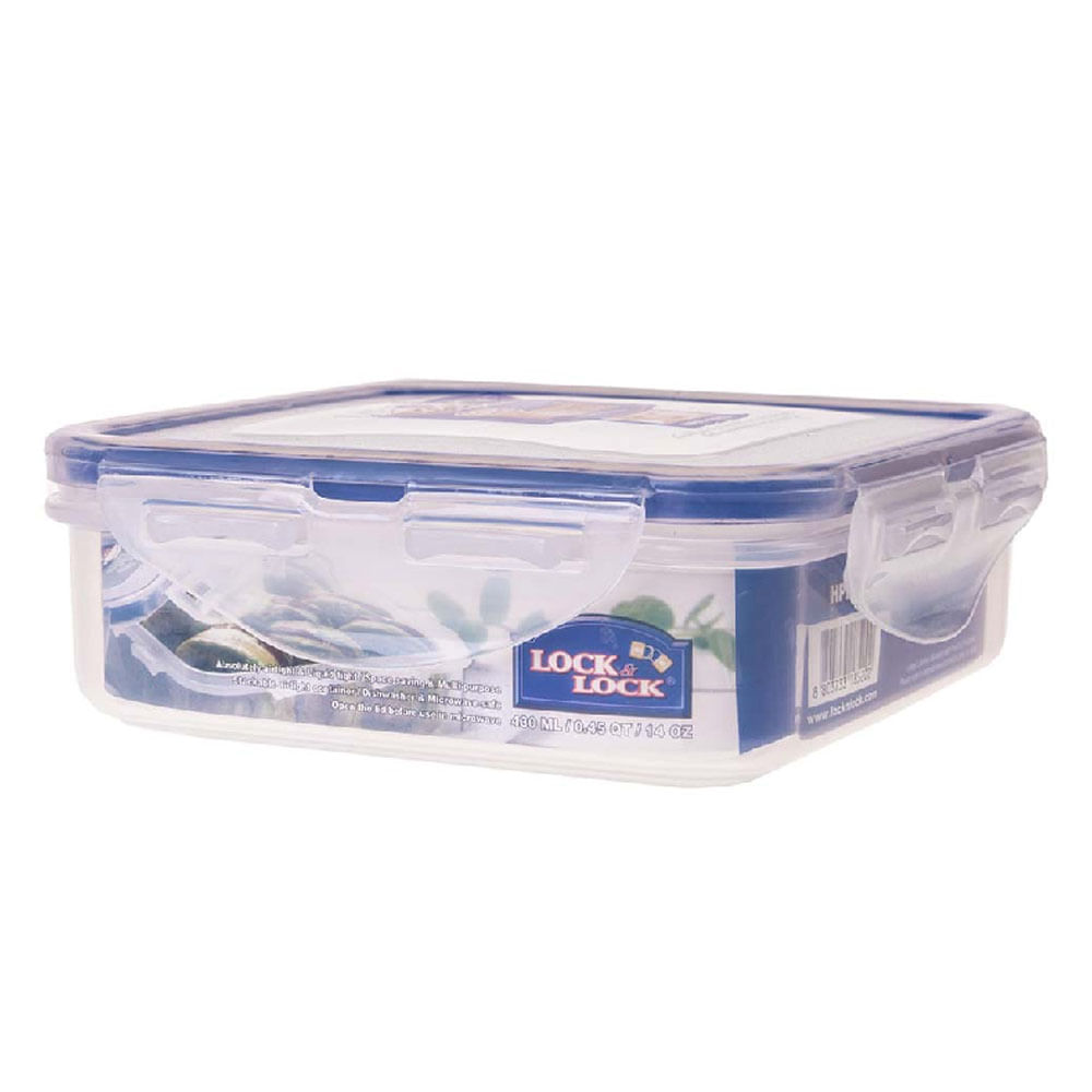 Envase de Plástico Cuadrado 430 ml