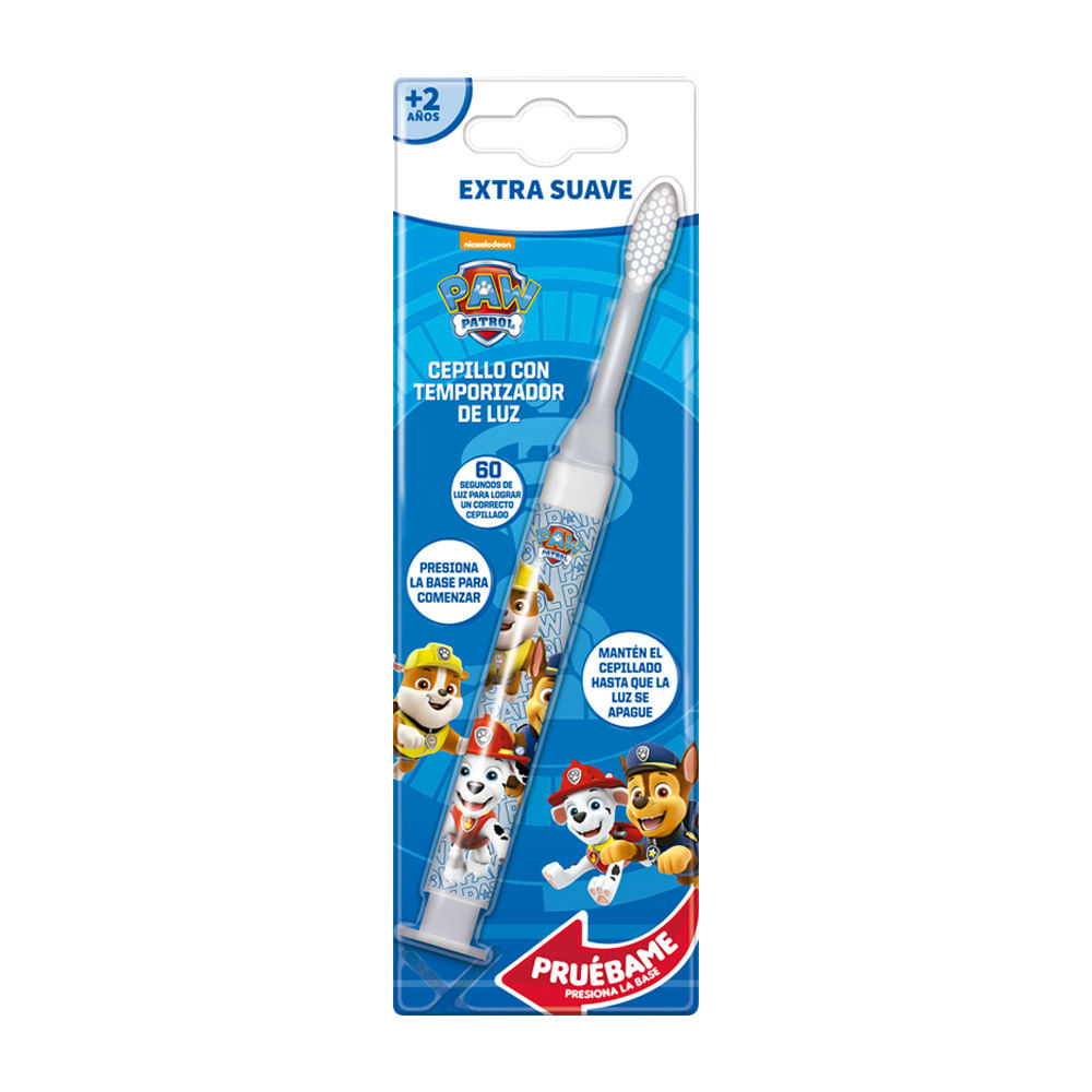 Cepillo de Dientes con Luz Extra Suave Paw Patrol