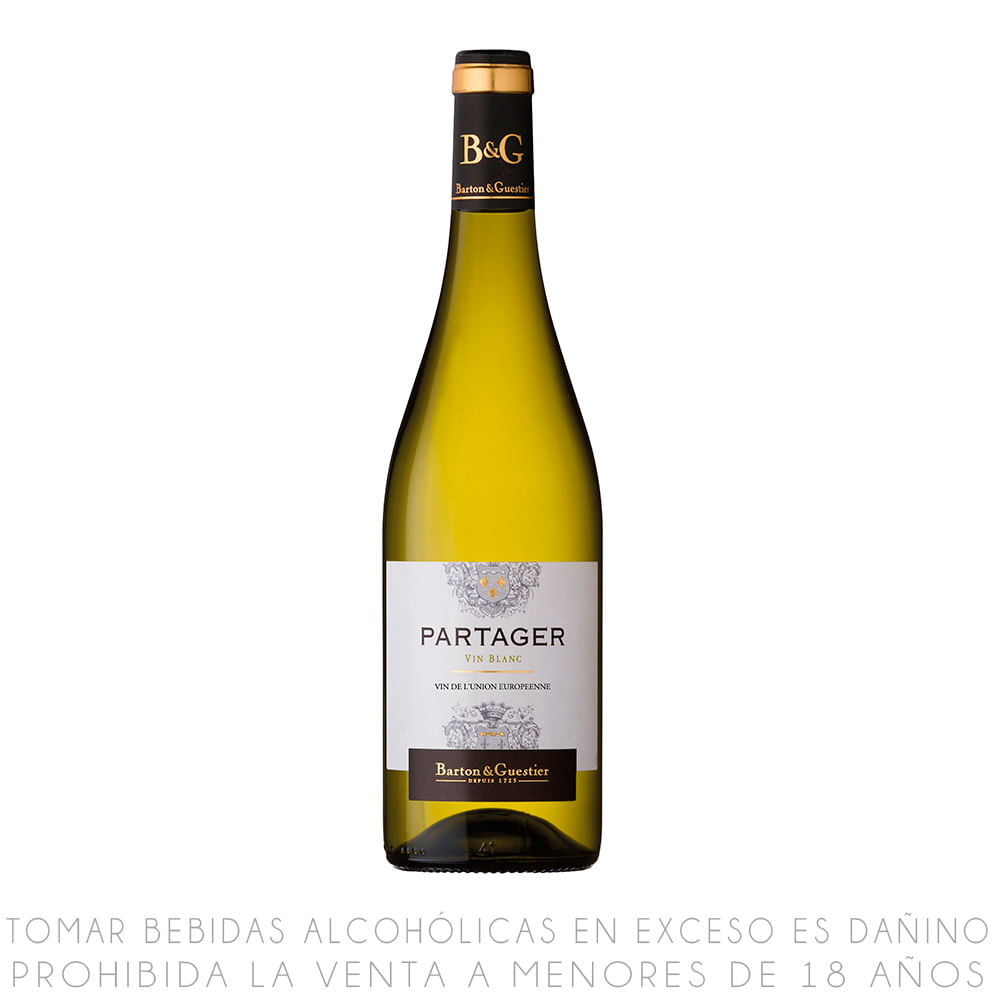Vino Blanco Blend Barton & Guestier Partager Botella 750ml