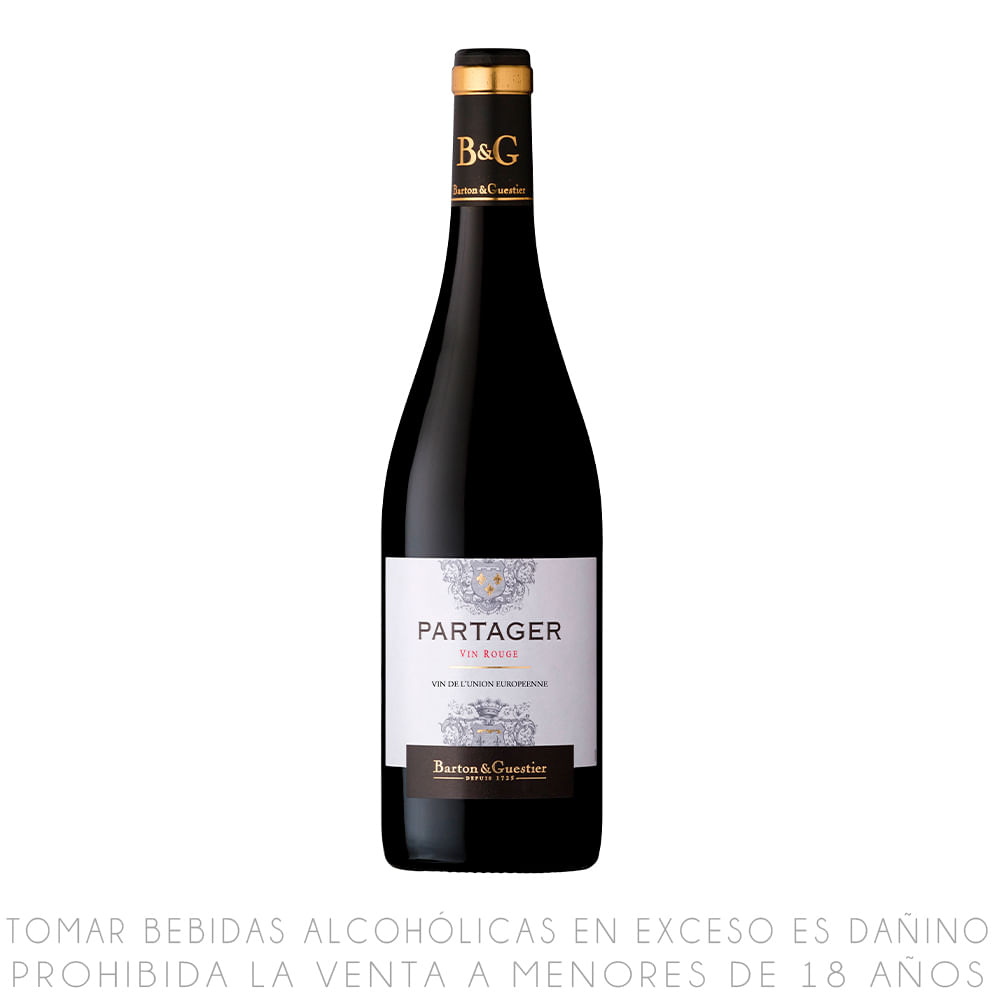 Vino Tinto Blend Barton & GuestierPartager Botella 750ml