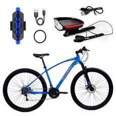 Bicicleta-Aro-29-Azul-Disco-Mec-nico-Kit-de-Luces-Delantera-Led-Azul-Rojo-1-270291677