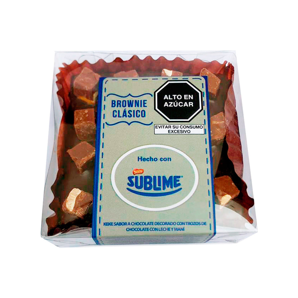 Brownie Clásico con Chocolate Sublime Giardino