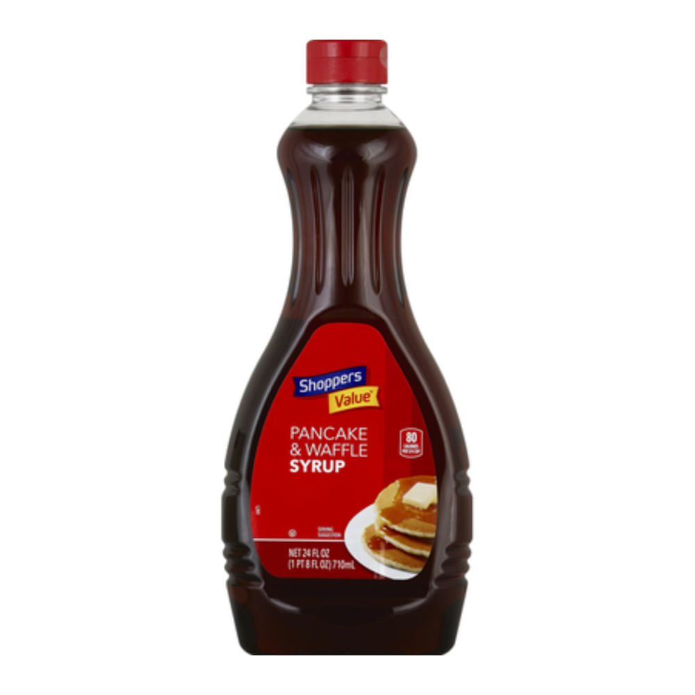 Sirope para Panqueques y Waffles Shoppers Value 710ml