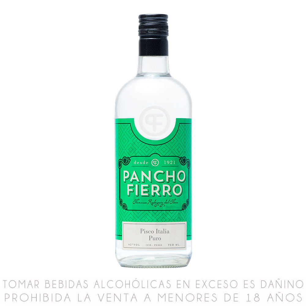 Pisco Puro Italia Pancho Fierro 750ml