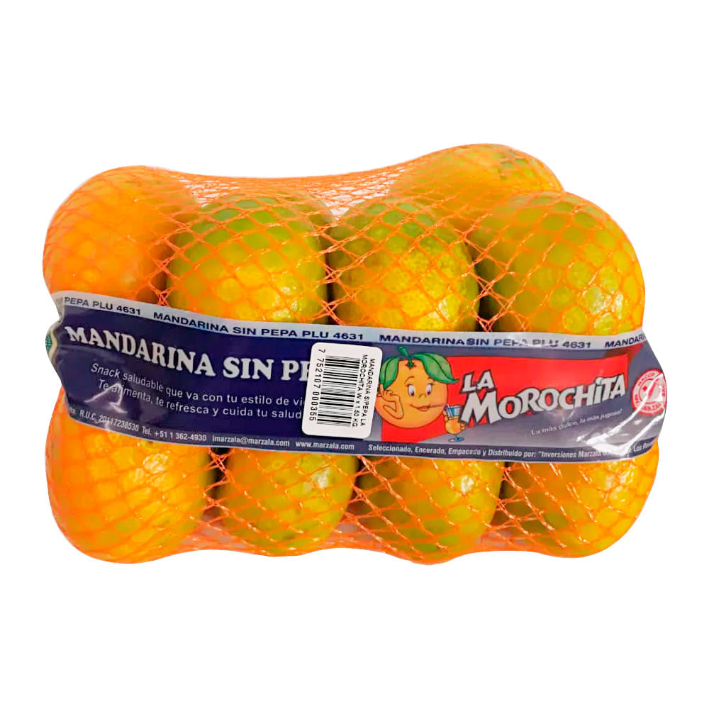 Mandarina Sin Pepa La Morochita Wong 1.5kg