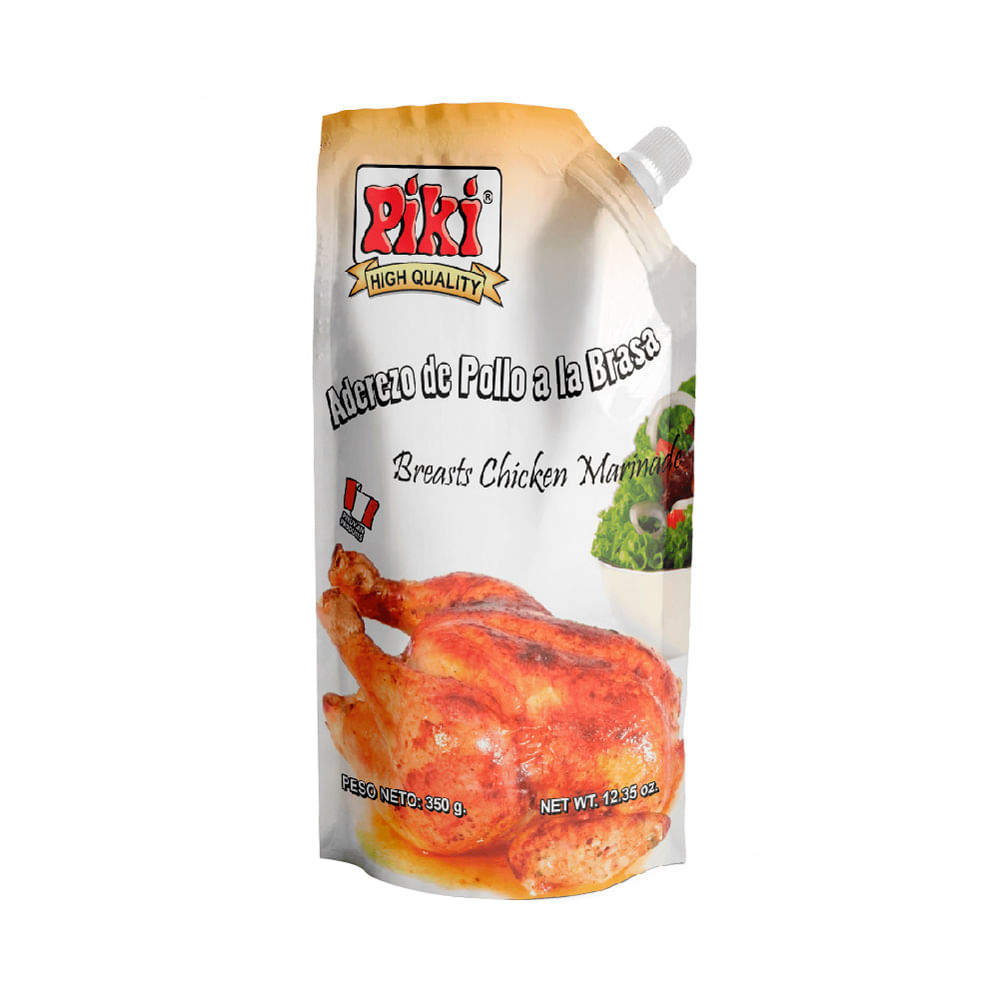 Aderezo de Pollo a la Brasa Piki 350g