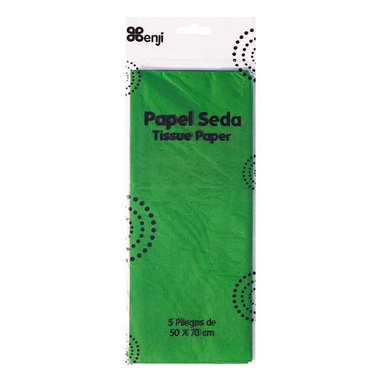 Papel-de-Seda-50-x-70cm-Benji-5un-Verde-1-30767