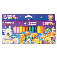 Plastilinas Fun Artesco Mix 18unid