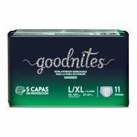Pañales Huggies GoodNites Unisex Talla G 11un