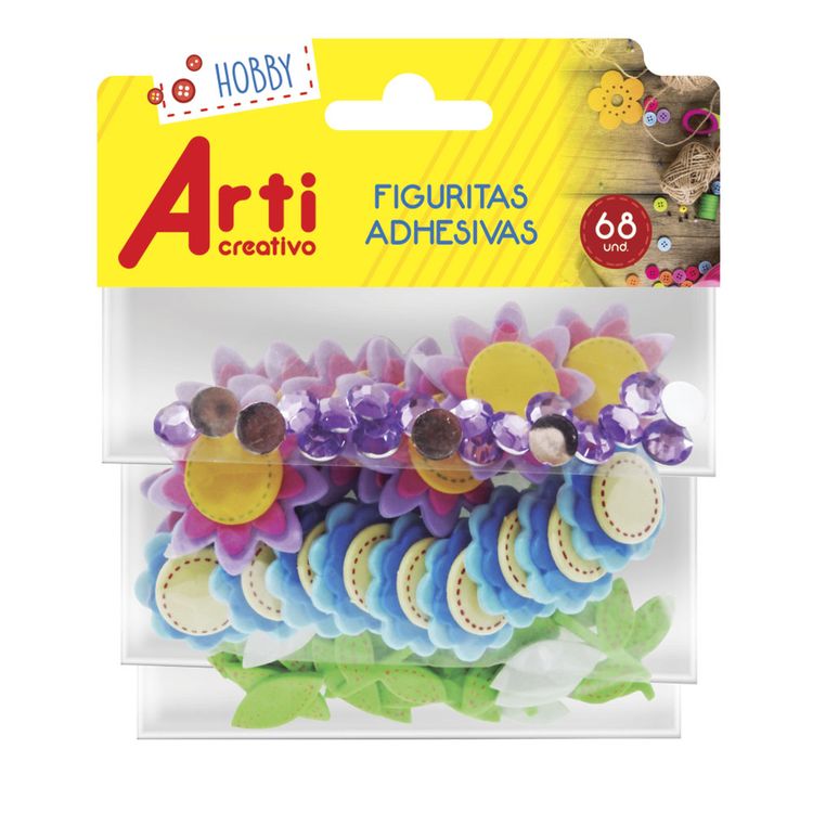 Figuritas-Adhesivas-Arti-Creativo-Flores-3D-68-Unid-1-98820088