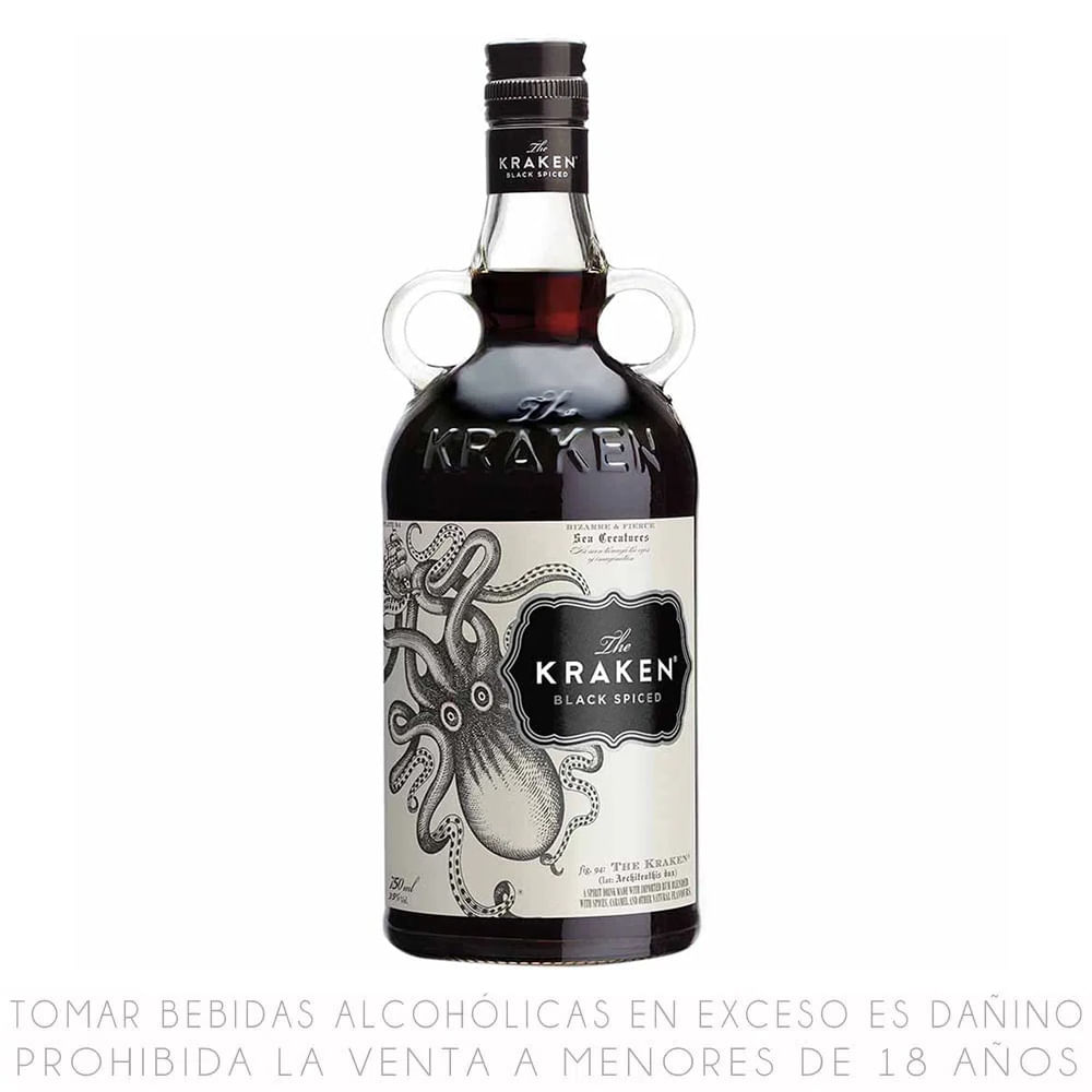 Ron Kraken Especiado Botella 750ml